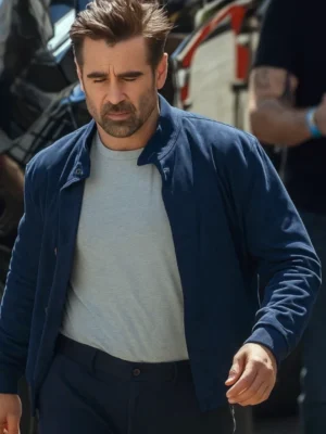 Colin Farrell A Big Bold Beautiful Journey Blue Jacket