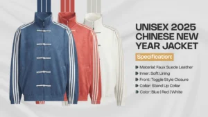 GC Unisex 2025 Chinese New Year Jacket Infographic