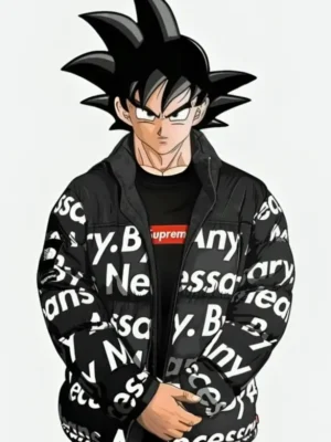 Goku Drip Puffer Jacket