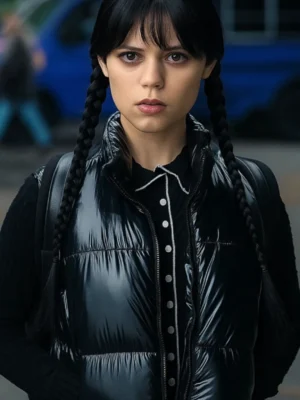Jenna Ortega Wednesday S02 Black Vest