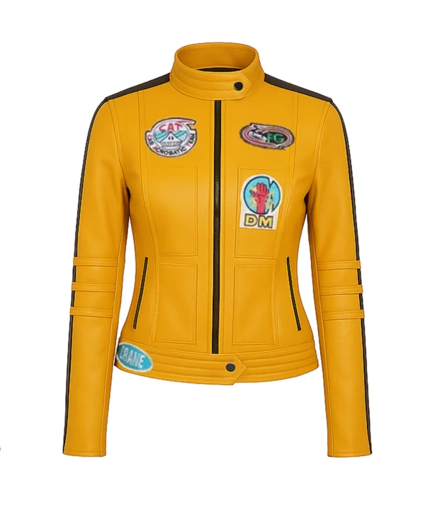 Kill Bill The Bride Yellow Leather Jacket