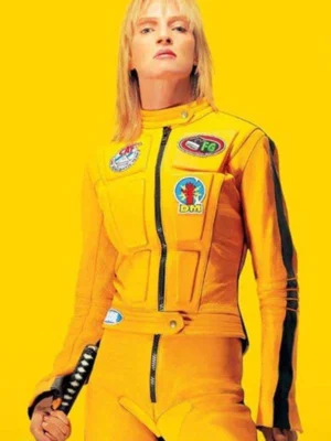 Kill Bill The Bride Yellow Leather Suit