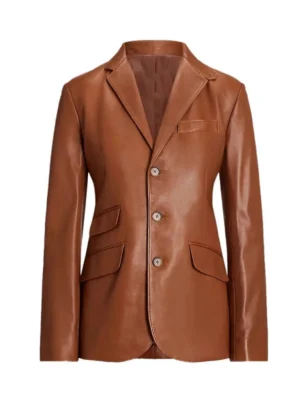 Lambskin Brown Blazer