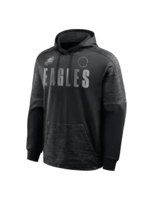 Philadelphia Eagles Black Chip Shot Black Hoodie
