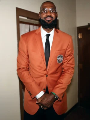 Hall of Fame LeBron James Orange Jacket
