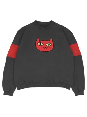 Marceline Cat Sweater Sweatshirt Grey