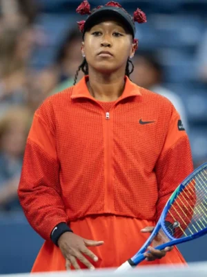 Naomi Osaka 2025 US Open Orange Jacket