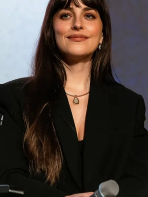 Splitsville Screening Dakota Johnson Coat