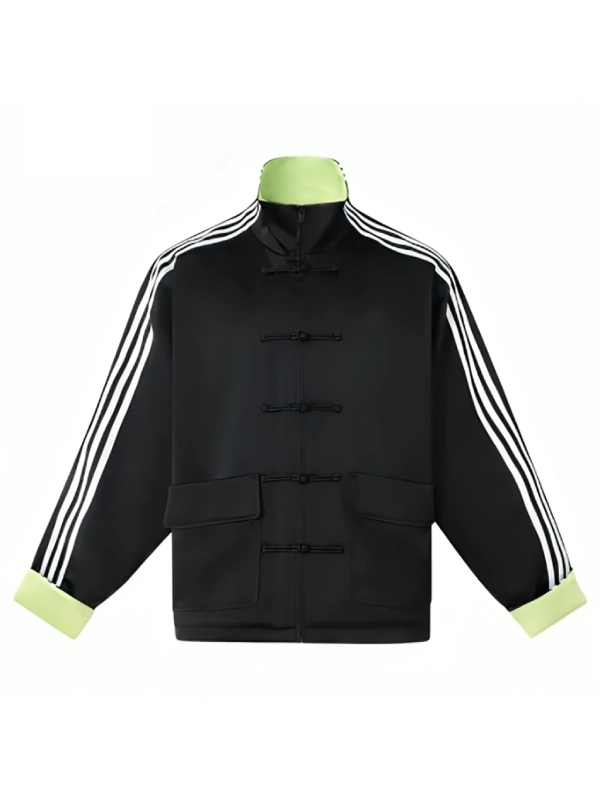 Chinese New Year 2025 Tang Track Black Jacket
