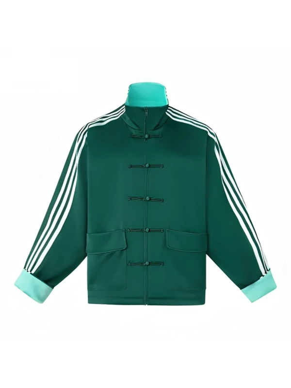 Chinese New Year 2025 Tang Track Green Jacket